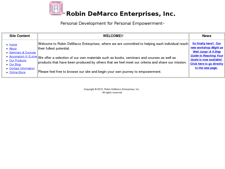 www.robindemarcoenterprises.com