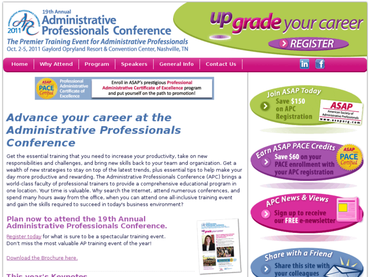 www.administrativeprofessionalsconference.com