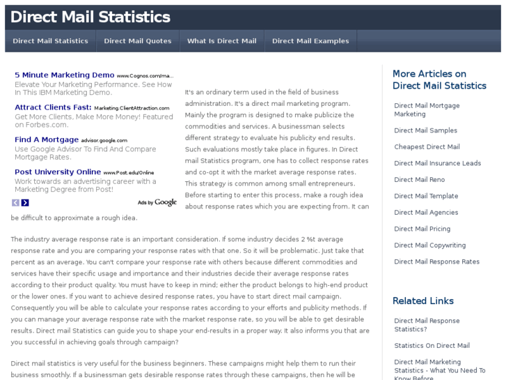 www.directmailstatistics.org