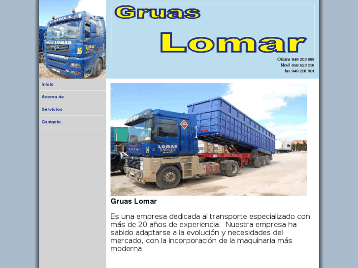 www.gruaslomar.es