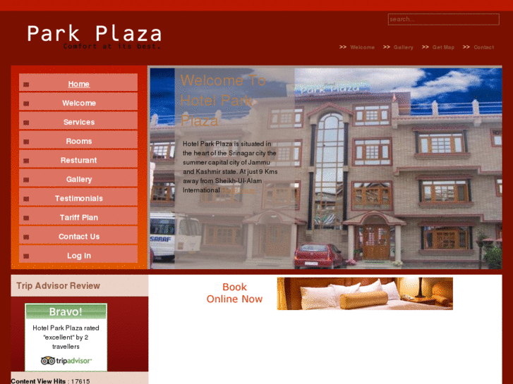 www.hotelparkplazakashmir.com