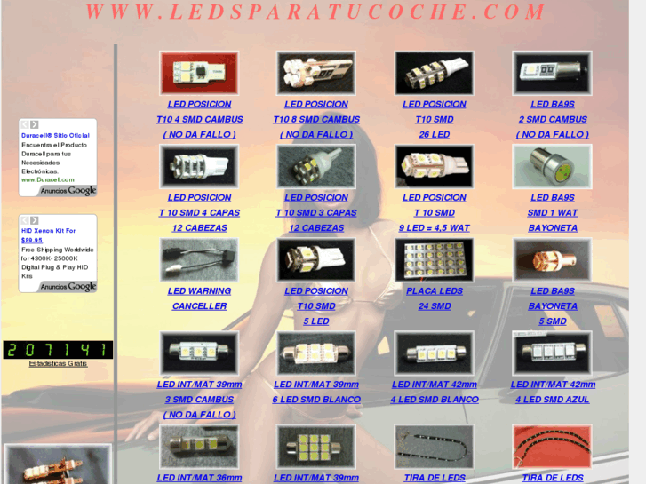 www.ledsparatucoche.com