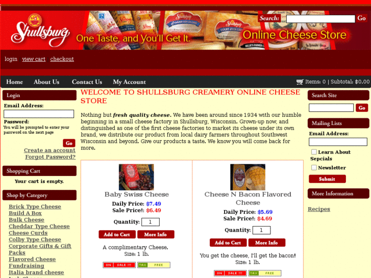 www.shullsburgcheesestore.com