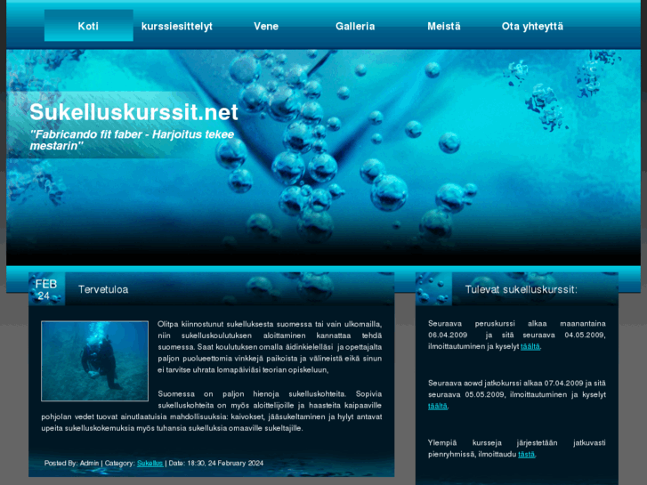 www.sukelluskurssit.net