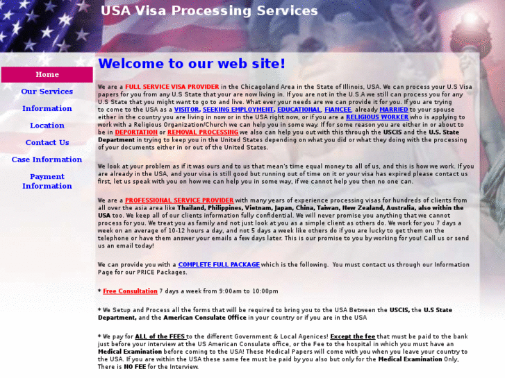 www.usavisaprocessing.com