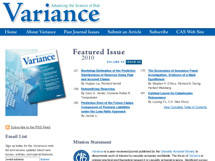 www.variance-journal.com