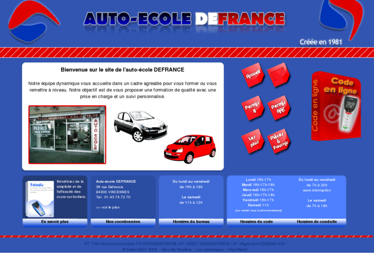 www.autoecoledefrance.com