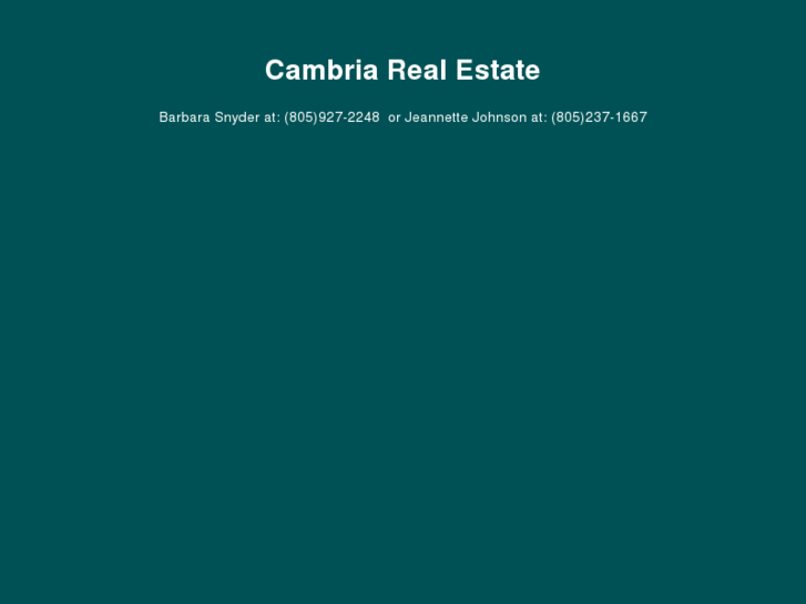 www.cambriaexecbrokers.com