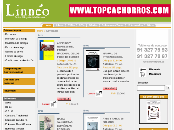 www.catalogolinneo.es