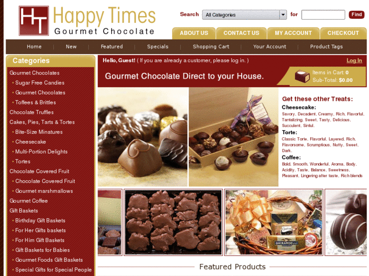 www.happytimesgourmetchocolate.com