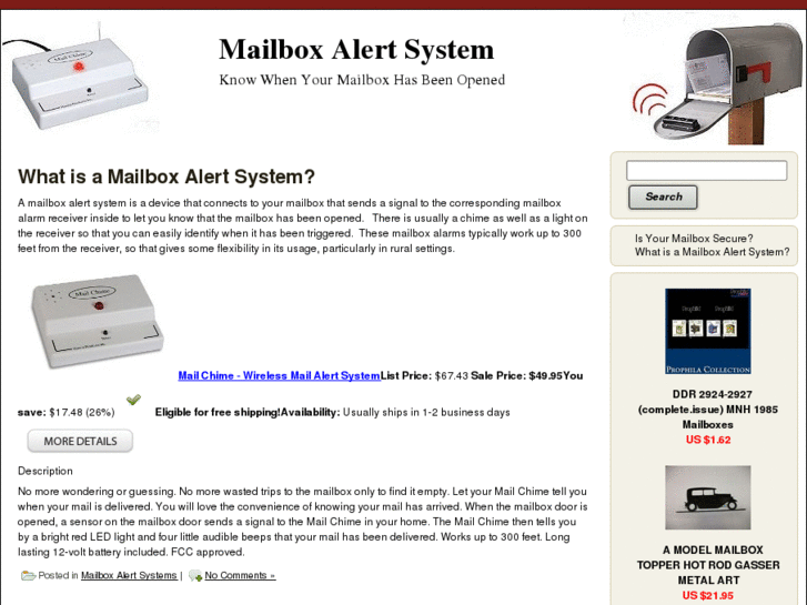 www.mailboxalertsystem.com