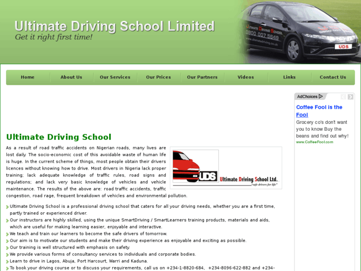 www.ultimatedrivingschoolng.com