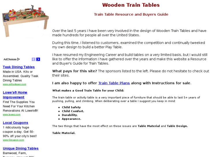 www.wooden-train-tables.com