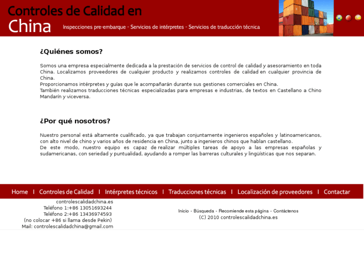 www.controlescalidadchina.es