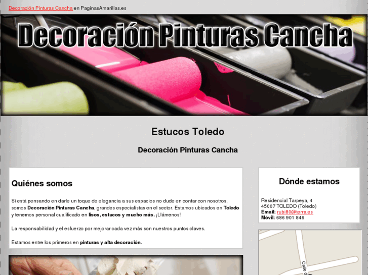 www.decoracionescancha.es