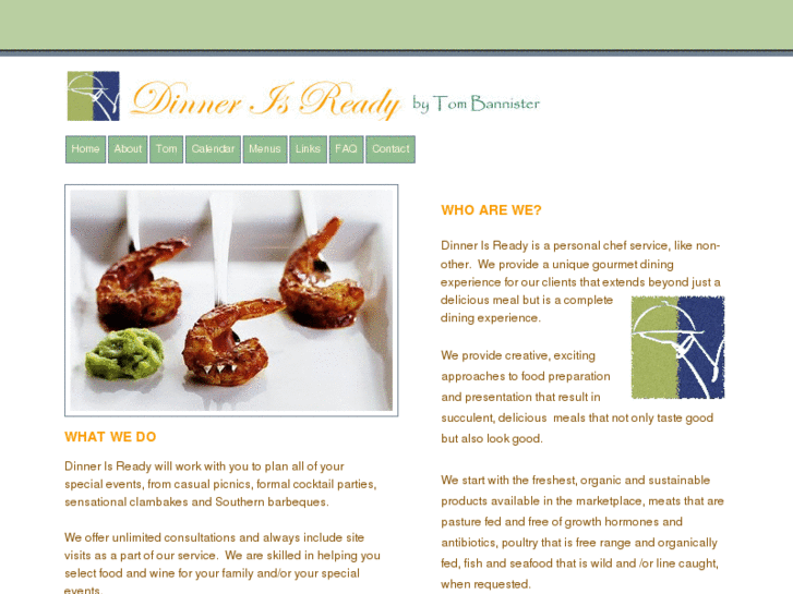 www.dinnerisreadybytom.net
