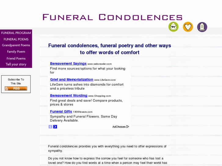 www.funeralcondolences.com