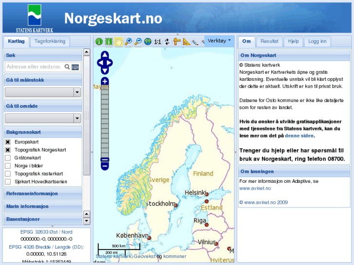 www.norgeskart.no