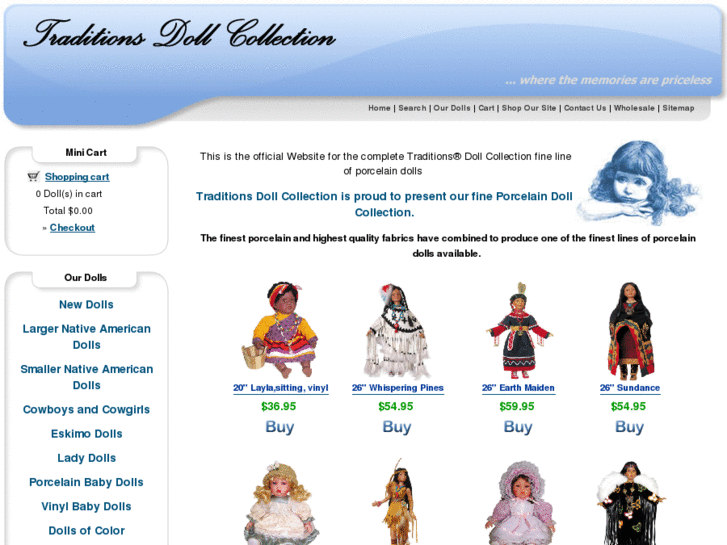 www.traditiondollcollection.com