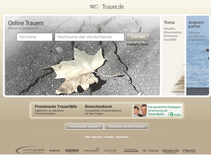 www.trauer.de