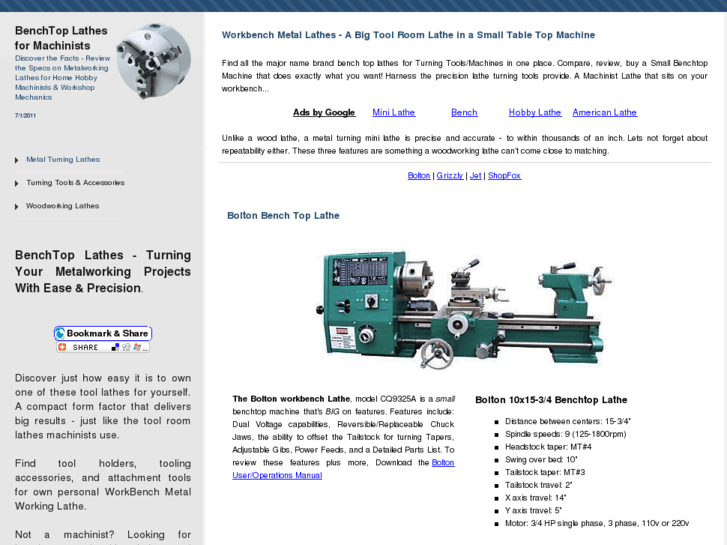 www.benchtop-lathes.com