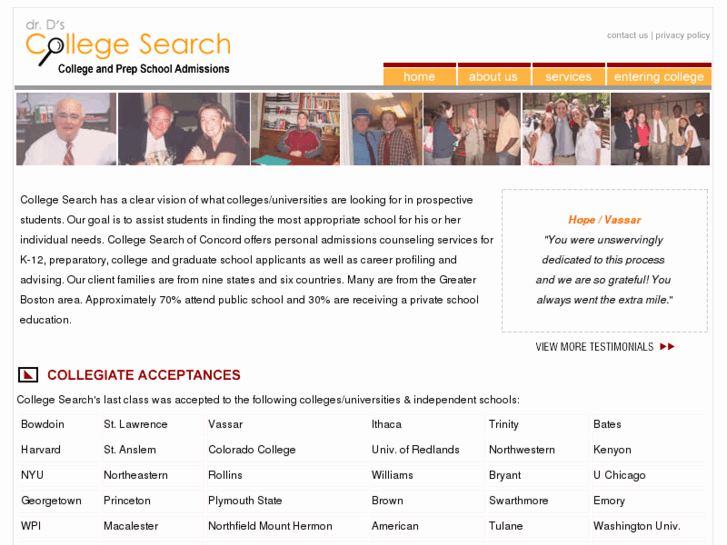 www.collegesearchma.com