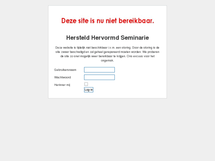 www.hersteldhervormdseminarie.nl