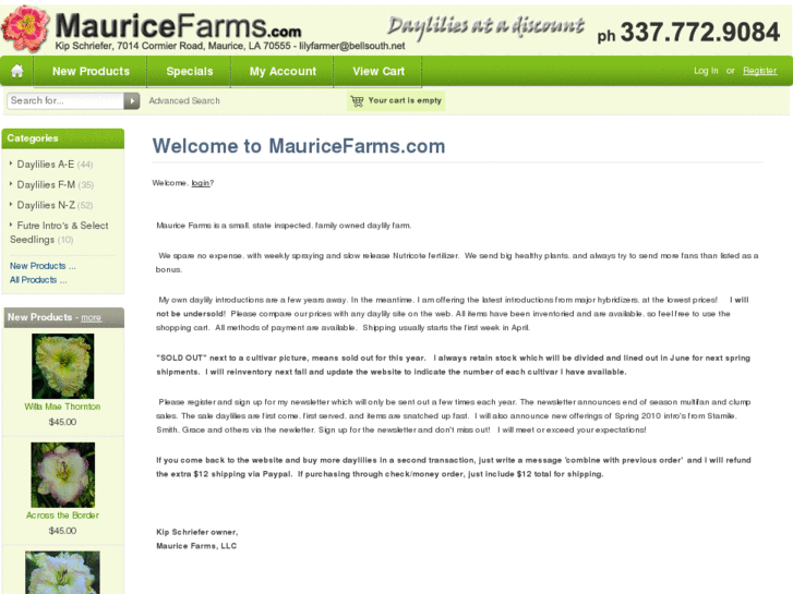 www.mauricefarms.com