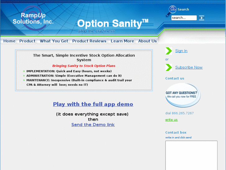www.optionsanity.com