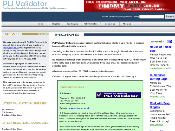 www.plivalidator.co.uk