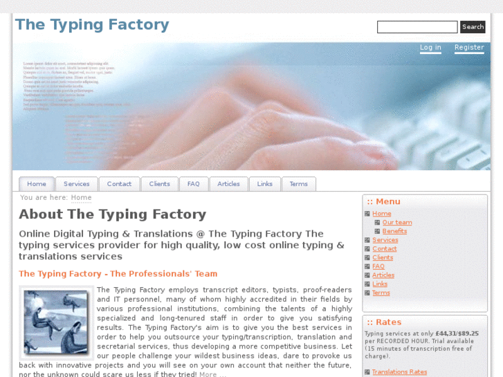 www.typingfactory.net