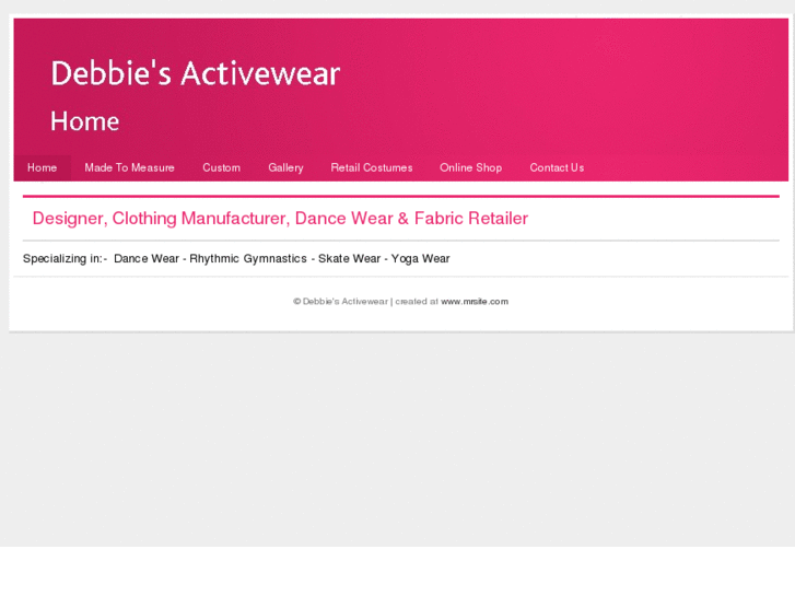 www.debbiesactivewear.com