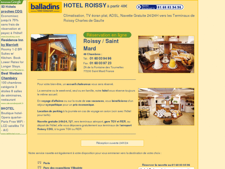 www.hotelroissy.com