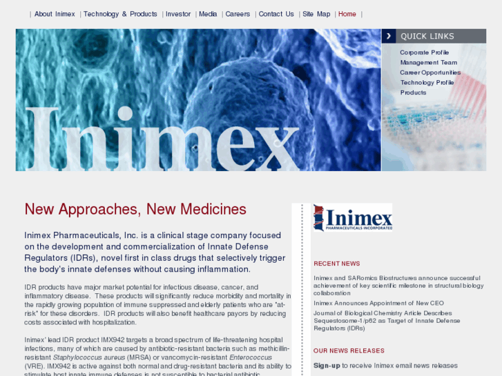 www.inimexpharmaceutical.com