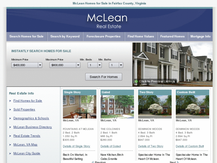 www.mclean-real-estate-and-homes.com