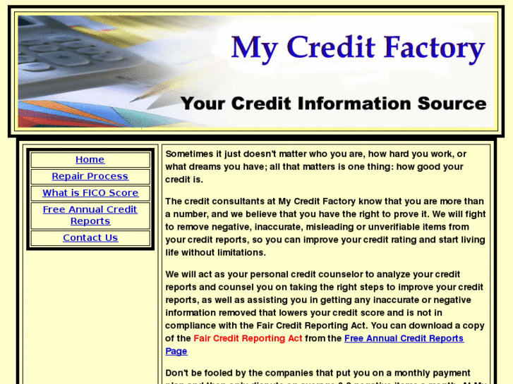 www.mycreditfactory.com