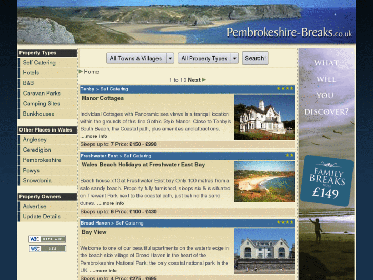 www.pembrokeshire-breaks.co.uk