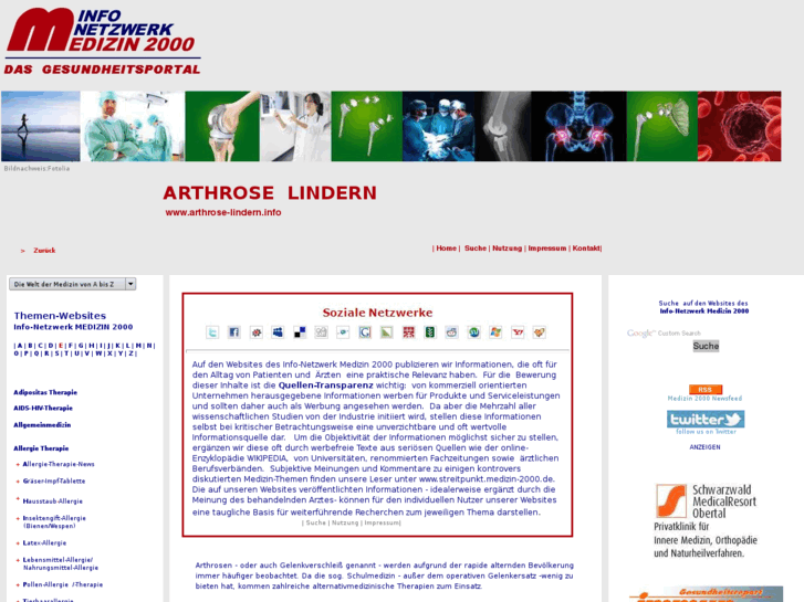 www.arthrose-lindern.info