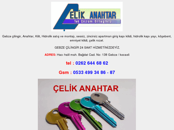 www.celikanahtar.com