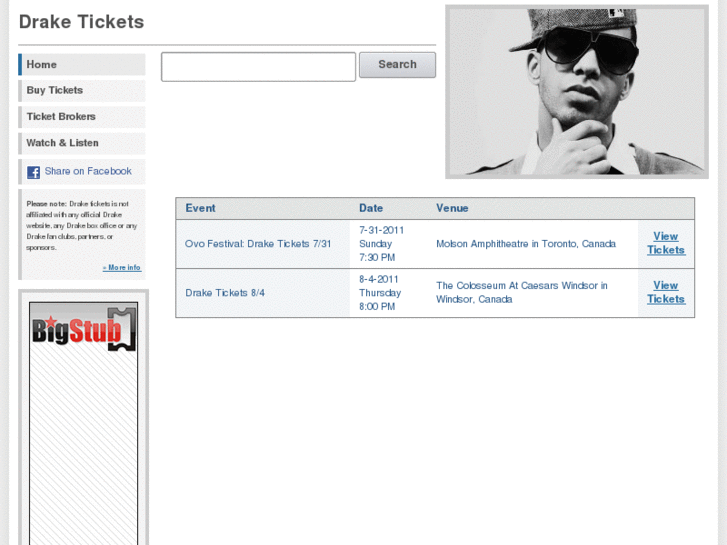 www.draketickets.com