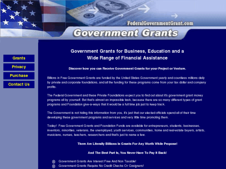 www.federalgovernmentgrant.com