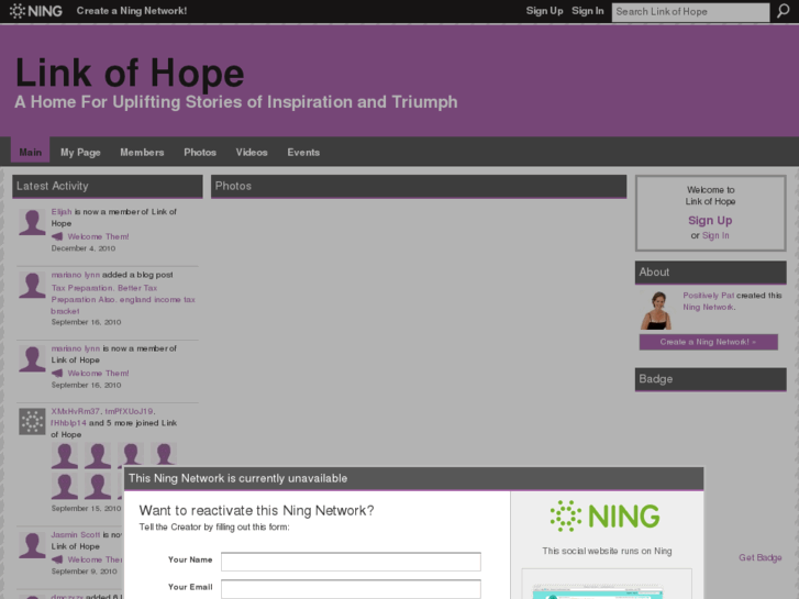 www.linkofhope.com