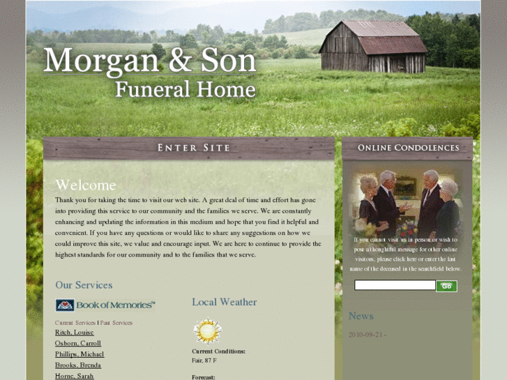 www.morganandsonfuneralhome.com