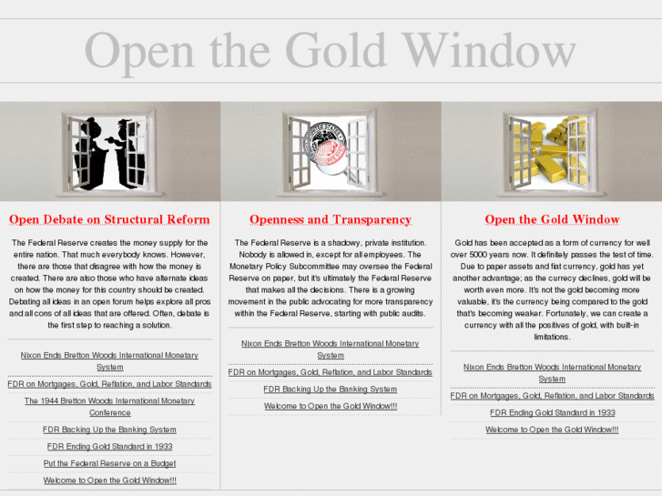 www.opengoldwindow.org