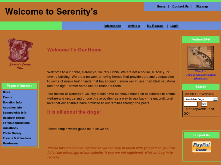 www.serenityscountrycabin.com