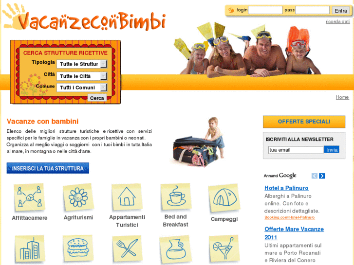 www.vacanzeconbimbi.it