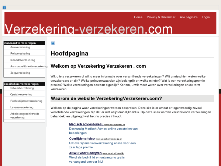 www.verzekering-verzekeren.com