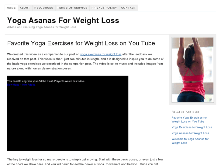 www.yogaasanasforweightloss.com