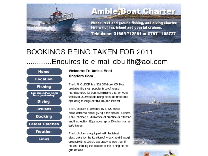 www.ambleboatcharter.com