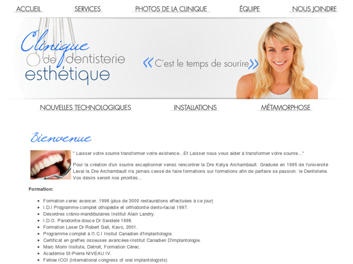 www.cliniquedentisterie.com